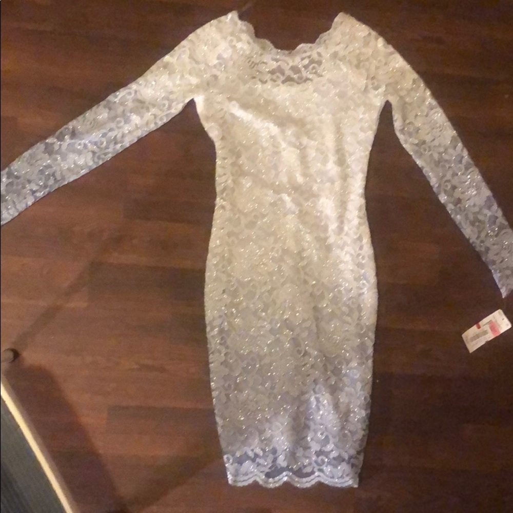 Shiny tight dress